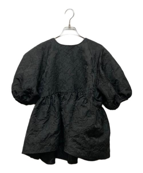 OHGA（オオガ）OHGA (オオガ) フラワージャガードブラウス ブラック サイズ:FREEの古着・服飾アイテム