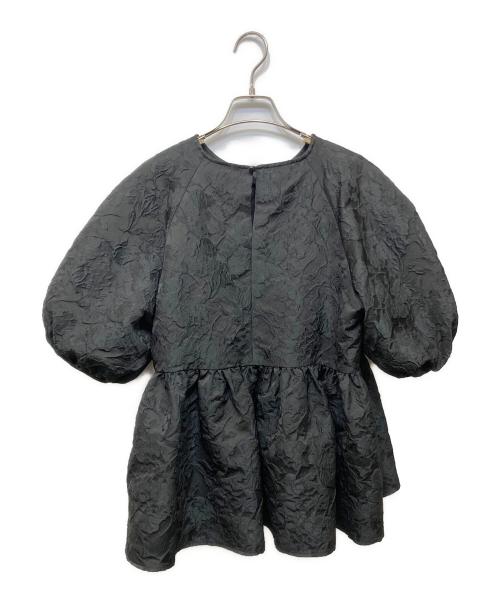 OHGA（オオガ）OHGA (オオガ) フラワージャガードブラウス ブラック サイズ:FREEの古着・服飾アイテム