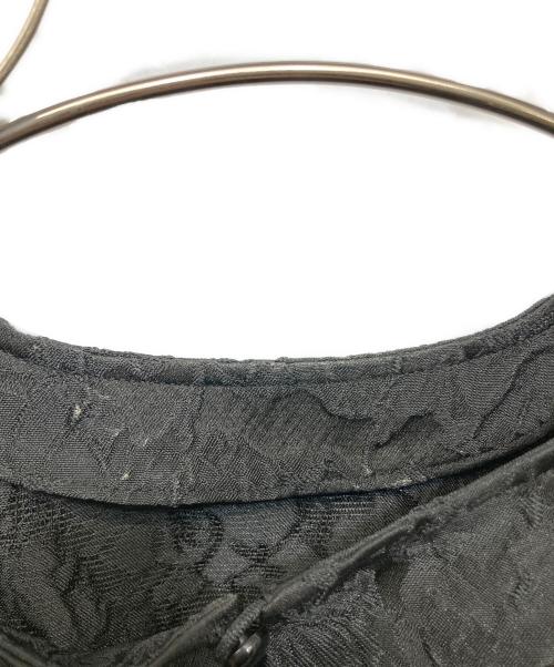 OHGA（オオガ）OHGA (オオガ) フラワージャガードブラウス ブラック サイズ:FREEの古着・服飾アイテム