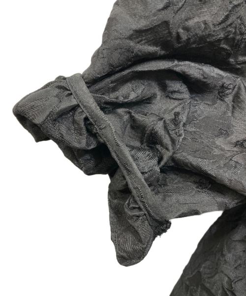 OHGA（オオガ）OHGA (オオガ) フラワージャガードブラウス ブラック サイズ:FREEの古着・服飾アイテム