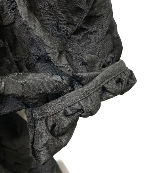 OHGA（オオガ）OHGA (オオガ) フラワージャガードブラウス ブラック サイズ:FREEの古着・服飾アイテム