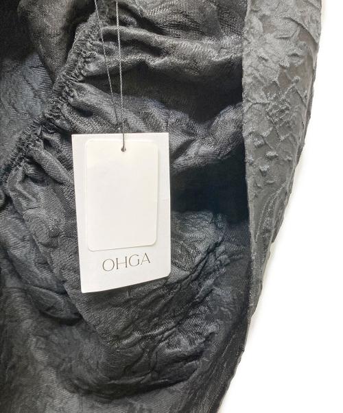 OHGA（オオガ）OHGA (オオガ) フラワージャガードブラウス ブラック サイズ:FREEの古着・服飾アイテム