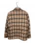 willis&geiger (ウィリスアンドガイガー) チェックシャツジャケット ベージュ サイズ:L：8000円