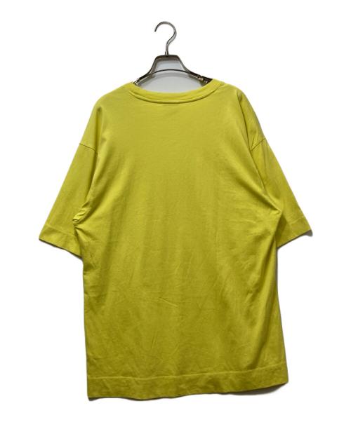 DRIES VAN NOTEN（ドリスヴァンノッテン）DRIES VAN NOTEN (ドリスヴァンノッテン) クルーネックTシャツ イエロー サイズ:Lの古着・服飾アイテム
