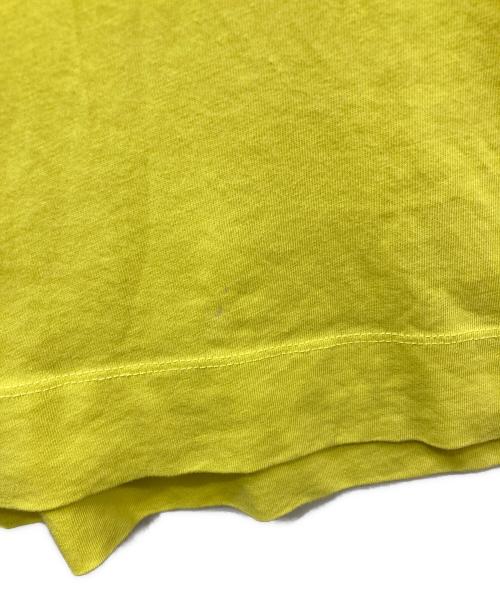 DRIES VAN NOTEN（ドリスヴァンノッテン）DRIES VAN NOTEN (ドリスヴァンノッテン) クルーネックTシャツ イエロー サイズ:Lの古着・服飾アイテム