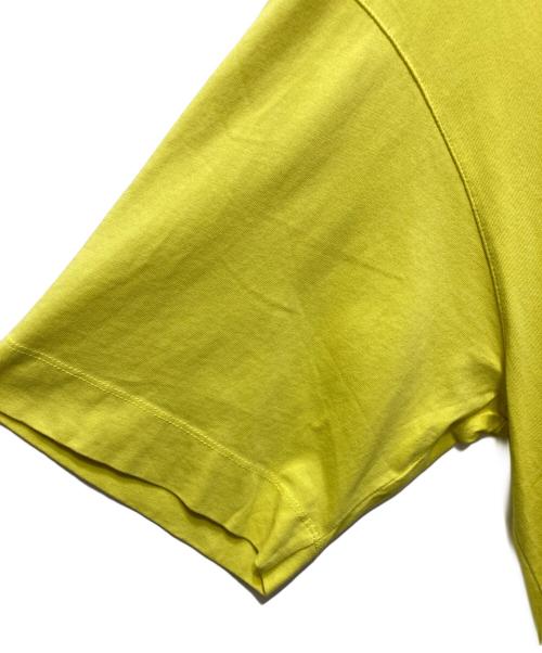 DRIES VAN NOTEN（ドリスヴァンノッテン）DRIES VAN NOTEN (ドリスヴァンノッテン) クルーネックTシャツ イエロー サイズ:Lの古着・服飾アイテム