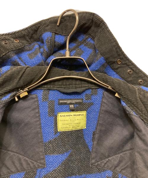 Engineered Garments（エンジニアド ガーメンツ）Engineered Garments (エンジニアドガーメンツ) Salmon People ダッフルコート ブルー サイズ:XSの古着・服飾アイテム
