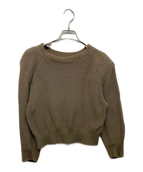 PHOTOCOPIEU（フォトコピュー）PHOTOCOPIEU (フォトコピュー) パワーショルダーニット ベージュ サイズ:TUの古着・服飾アイテム