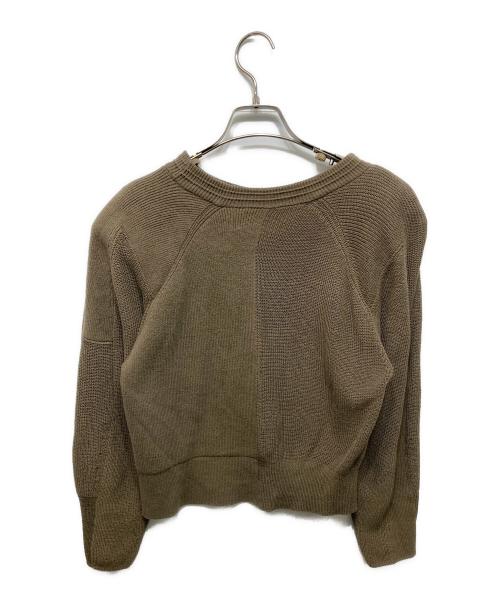 PHOTOCOPIEU（フォトコピュー）PHOTOCOPIEU (フォトコピュー) パワーショルダーニット ベージュ サイズ:TUの古着・服飾アイテム