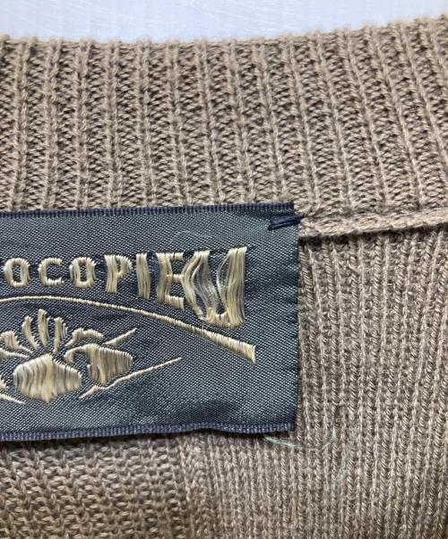 PHOTOCOPIEU（フォトコピュー）PHOTOCOPIEU (フォトコピュー) パワーショルダーニット ベージュ サイズ:TUの古着・服飾アイテム