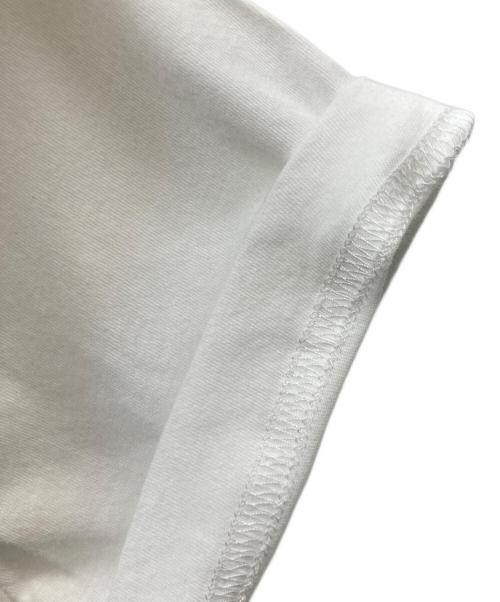PRADA（プラダ）PRADA (プラダ) V Neck Cotton Tee ホワイト サイズ:Mの古着・服飾アイテム