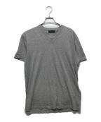 PRADAプラダ）の古着「V NeckCottonTee」｜グレー