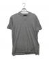 PRADA（プラダ）の古着「V NeckCottonTee」｜グレー