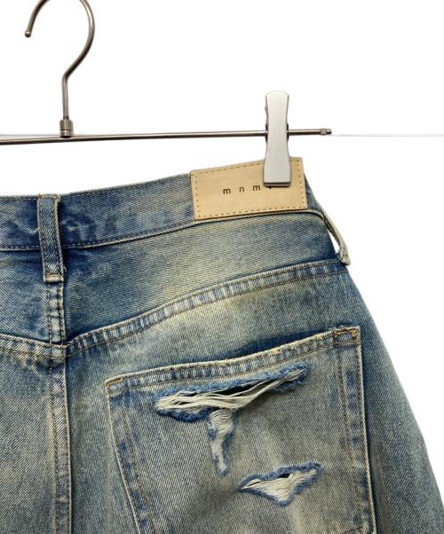 mnml（ミニマル）MNML (ミニマル) Ultra Baggy Distressed Denim インディゴ サイズ:32の古着・服飾アイテム