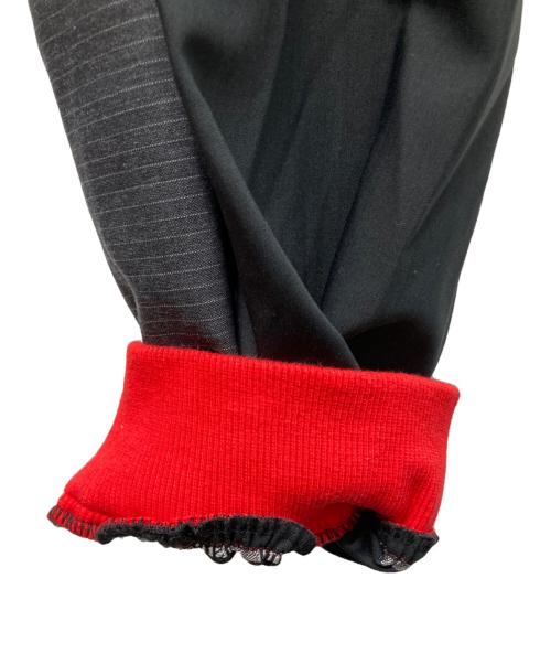 bodysong.（ボディソング）bodysong. (ボディソング) パッチワークワイドパンツ ブラック サイズ:FREEの古着・服飾アイテム