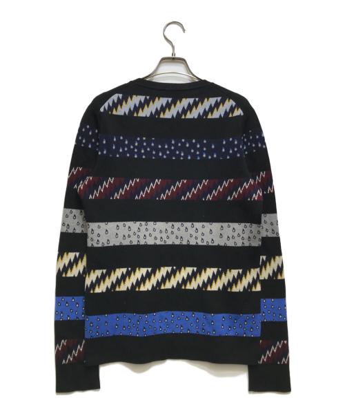 KENZO（ケンゾー）KENZO (ケンゾー) 総柄ニット ブラック サイズ:Sの古着・服飾アイテム