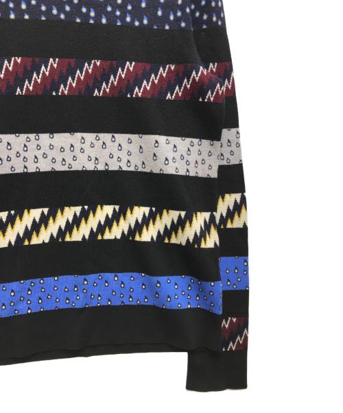 KENZO（ケンゾー）KENZO (ケンゾー) 総柄ニット ブラック サイズ:Sの古着・服飾アイテム