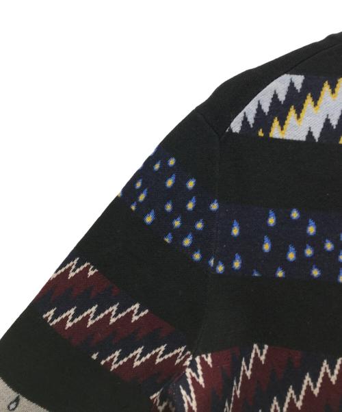 KENZO（ケンゾー）KENZO (ケンゾー) 総柄ニット ブラック サイズ:Sの古着・服飾アイテム