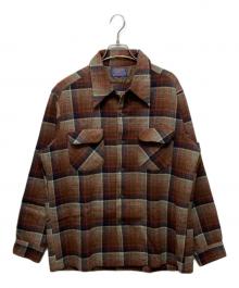 PENDLETON（ペンドルトン）の古着「ウールボードシャツ」｜ブラウン