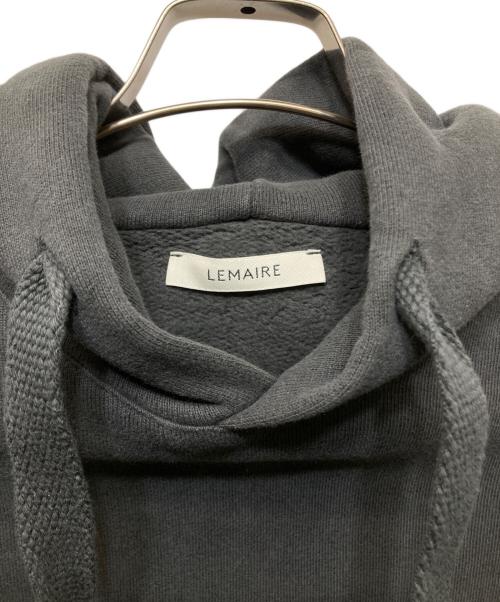 LEMAIRE（ルメール）LEMAIRE (ルメール) コットンフード付きスウェットシャツ グレー サイズ:SIZE XXSの古着・服飾アイテム