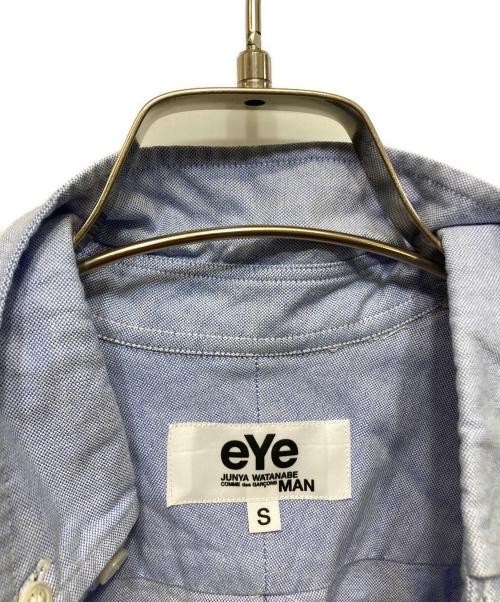 eYe COMME des GARCONS JUNYAWATANABE MAN（アイ コム デ ギャルソン ジュンヤ ワタナベ マン）eYe COMME des GARCONS JUNYAWATANABE MAN (アイ コム デ ギャルソン ジュンヤ ワタナベ マン) ボタンダウンシャツ ブルー サイズ:SIZE Sの古着・服飾アイテム