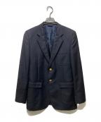 BROOKS BROTHERSブルックスブラザーズ）の古着「ロロピアーナ 金釦2Bブレザー」｜ネイビー
