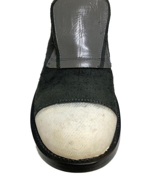 COMME des GARCONS HOMME PLUS（コムデギャルソンオムプリュス）COMME des GARCONS HOMME PLUS (コムデギャルソンオムプリュス) レザースエード切替ローカットシューズ ブラック サイズ: 26cmの古着・服飾アイテム