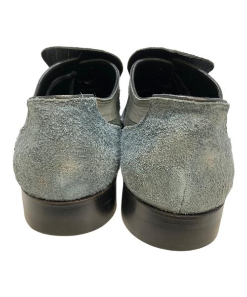 COMME des GARCONS HOMME PLUS（コムデギャルソンオムプリュス）COMME des GARCONS HOMME PLUS (コムデギャルソンオムプリュス) レザースエード切替ローカットシューズ ブラック サイズ: 26cmの古着・服飾アイテム