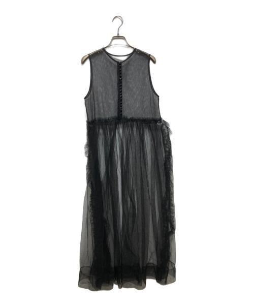 Chika Kisada（チカ キサダ）Chika Kisada (チカ キサダ) チュールワンピース ブラック サイズ:不明の古着・服飾アイテム