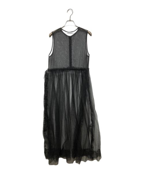 Chika Kisada（チカ キサダ）Chika Kisada (チカ キサダ) チュールワンピース ブラック サイズ:不明の古着・服飾アイテム