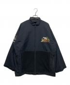 NON TOKYOノントーキョー）の古着「エンブロイダリーナイロンブルゾン」｜ブラック