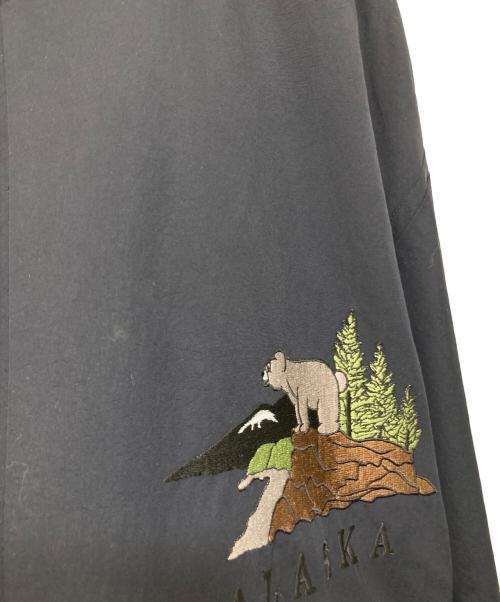 NON TOKYO（ノントーキョー）NON TOKYO (ノントーキョー) エンブロイダリーナイロンブルゾン ブラック サイズ:2の古着・服飾アイテム