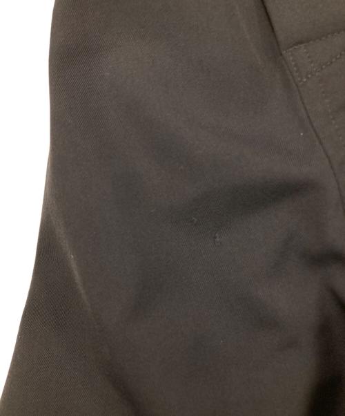 COMME des GARCONS HOMME PLUS（コムデギャルソンオムプリュス）COMME des GARCONS HOMME PLUS (コムデギャルソンオムプリュス) ウールギャバジン ドローコード ワイドパンツ ブラック サイズ:XSの古着・服飾アイテム