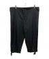 COMME des GARCONS HOMME PLUS（コムデギャルソンオムプリュス）の古着「ウールギャバジン ドローコード ワイドパンツ」｜ブラック