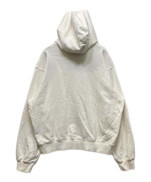 OY（オーワイ）OY (オーワイ) UNION CUT PATCH HOODIE ZIP UP ホワイト サイズ:Mの古着・服飾アイテム