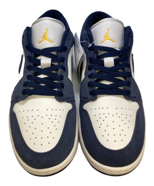 NIKE（ナイキ）NIKE (ナイキ) AIR JORDAN 1 LOW SE ネイビー×ホワイト サイズ:26.5の古着・服飾アイテム