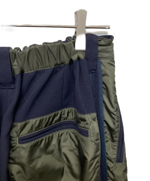 MAISON SPECIAL（メゾンスペシャル）MAISON SPECIAL (メゾンスペシャル) インサイドアウトストレートパンツ カーキ×ネイビー サイズ:00の古着・服飾アイテム