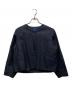 kurashi&trips publishing（クラシアンドトリップス パブリッシング）の古着「フォーマルノーカラージャケット」｜ネイビー