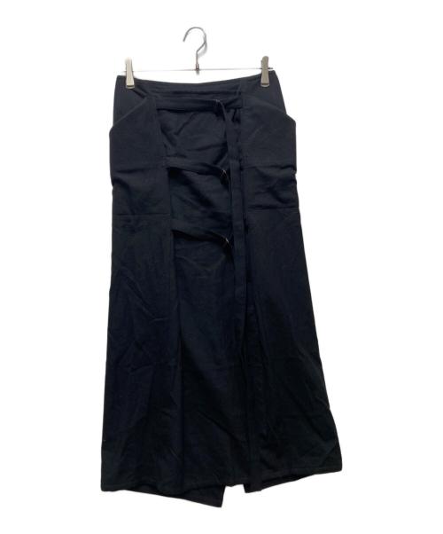 LIMI feu（リミフゥ）LIMI feu (リミフゥ) ベルテッドギャザースカート ブラック サイズ:2の古着・服飾アイテム