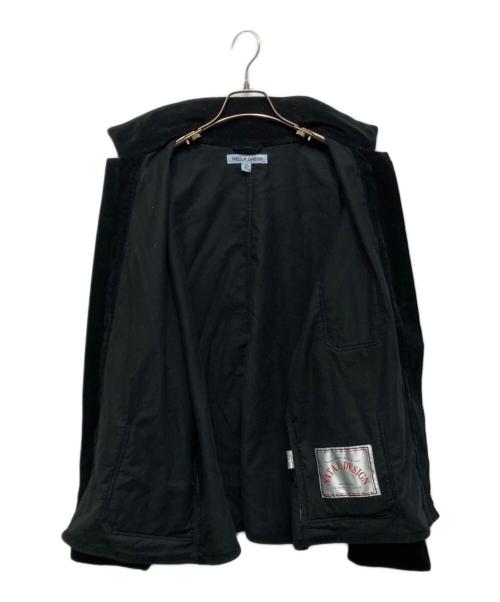 HELLA GREEN（ヘラグリーン）HELLA GREEN (ヘラグリーン) NATAL DESIGN (ネイタルデザイン) Corduroy Jacket ブラック サイズ:SIZE Mの古着・服飾アイテム