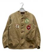 10-Xテン）の古着「ワッペンハンティングジャケット」｜ベージュ