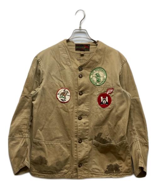 10-X（テン）10-X (テン) ワッペンハンティングジャケット ベージュ サイズ:SIZE 42の古着・服飾アイテム