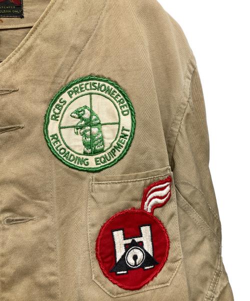 10-X（テン）10-X (テン) ワッペンハンティングジャケット ベージュ サイズ:SIZE 42の古着・服飾アイテム