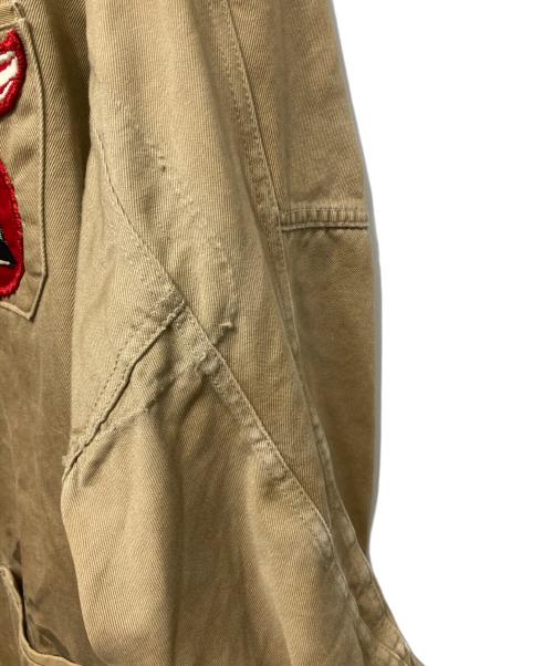 10-X（テン）10-X (テン) ワッペンハンティングジャケット ベージュ サイズ:SIZE 42の古着・服飾アイテム