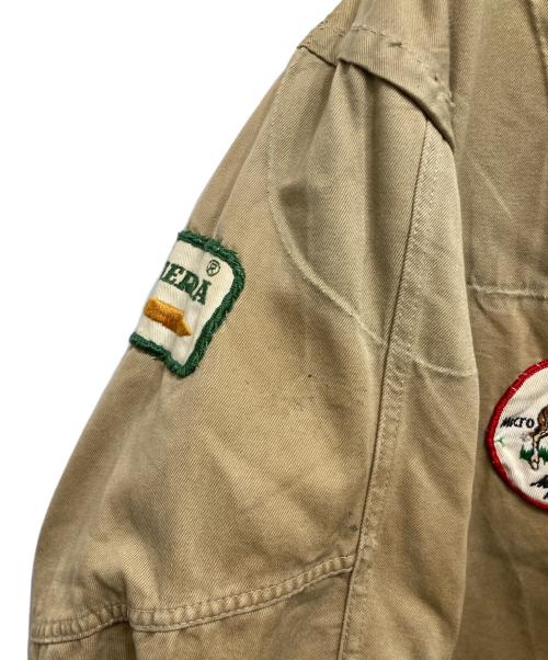 10-X（テン）10-X (テン) ワッペンハンティングジャケット ベージュ サイズ:SIZE 42の古着・服飾アイテム