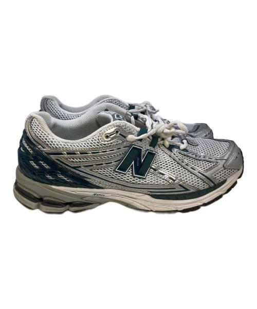 NEW BALANCE（ニューバランス）NEW BALANCE (ニューバランス) ローカットスニーカー グレー×グリーン サイズ:29の古着・服飾アイテム