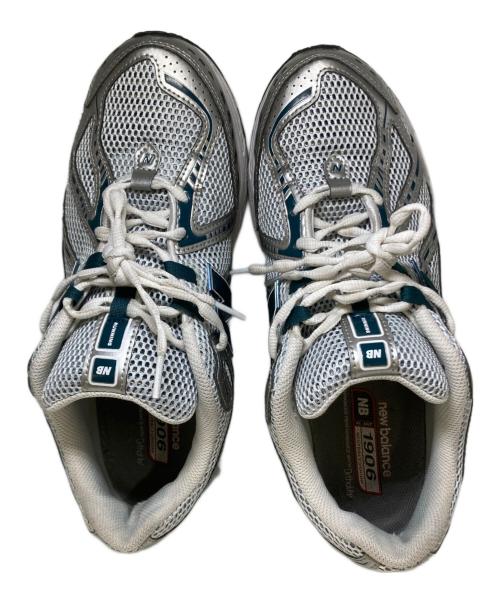 NEW BALANCE（ニューバランス）NEW BALANCE (ニューバランス) ローカットスニーカー グレー×グリーン サイズ:29の古着・服飾アイテム