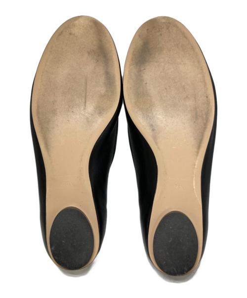 Pippichic（ピッピシック）Pippichic (ピッピシック) CHU CHU PEARL 12 フラットパンプス ブラック サイズ: 36 1/2の古着・服飾アイテム