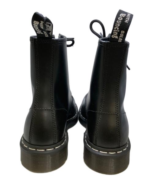 Dr.Martens（ドクターマーチン）Dr.Martens (ドクターマーチン) 1460 ホワイトステッチ 8 ホール ブーツ ブラック サイズ:UK5/EU38の古着・服飾アイテム