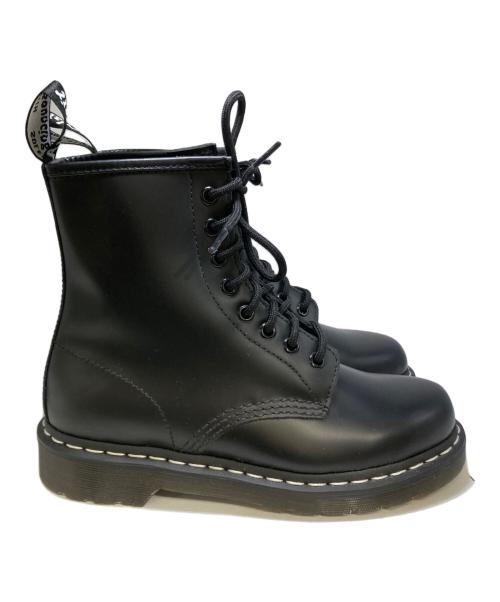 Dr.Martens（ドクターマーチン）Dr.Martens (ドクターマーチン) 1460 ホワイトステッチ 8 ホール ブーツ ブラック サイズ:UK5/EU38の古着・服飾アイテム